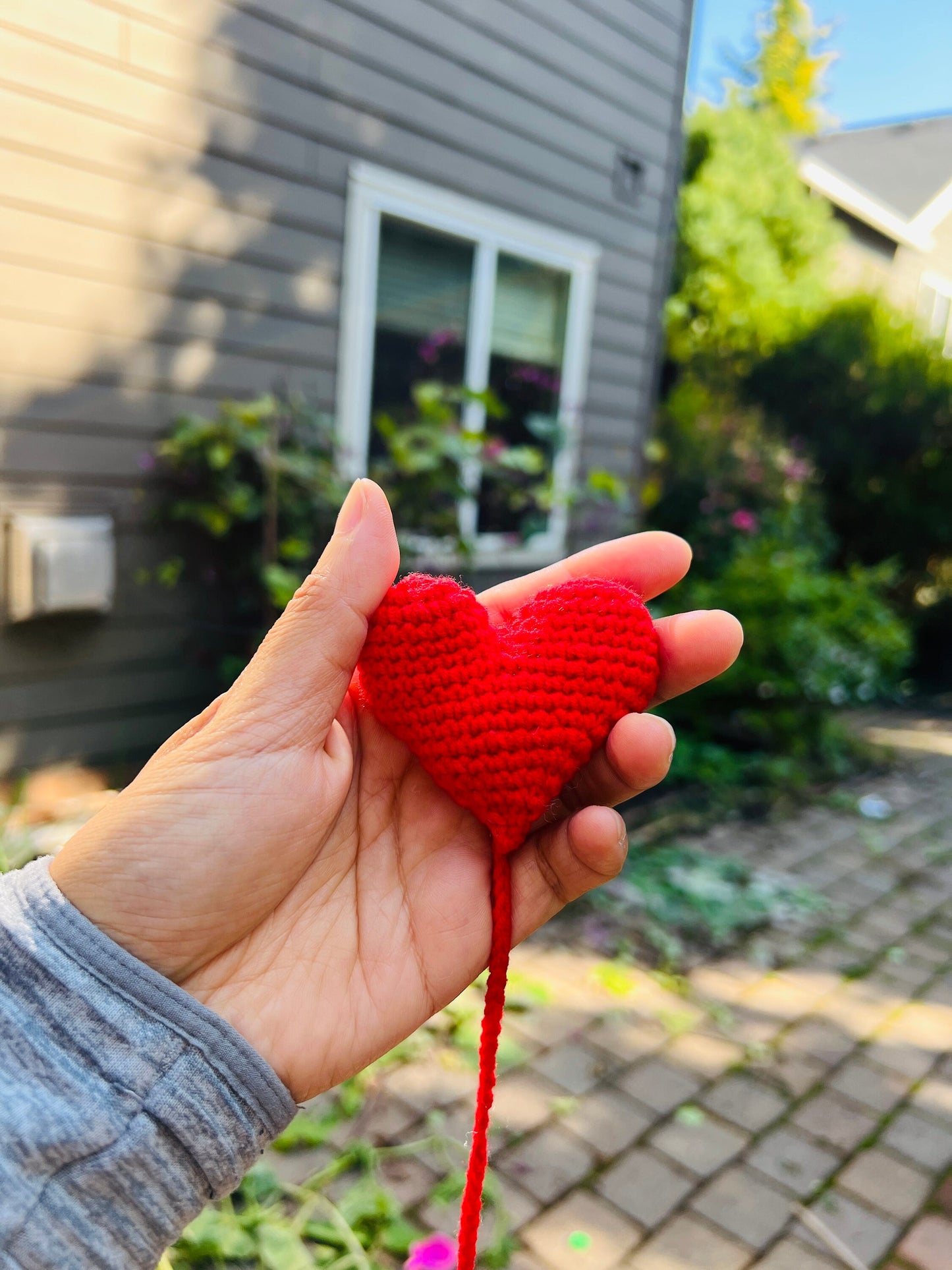 Crochet strawberry,Mother’s day gift,anniversary/birthday gift, Car Mirror Hanging Accessories, Strawberry Rear View Mirror Accessories,